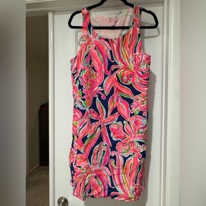 Lilly Pulitzer Pink and Blue Floral Mini Dress